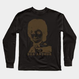 VINTAGE -  Bea Arthur Long Sleeve T-Shirt